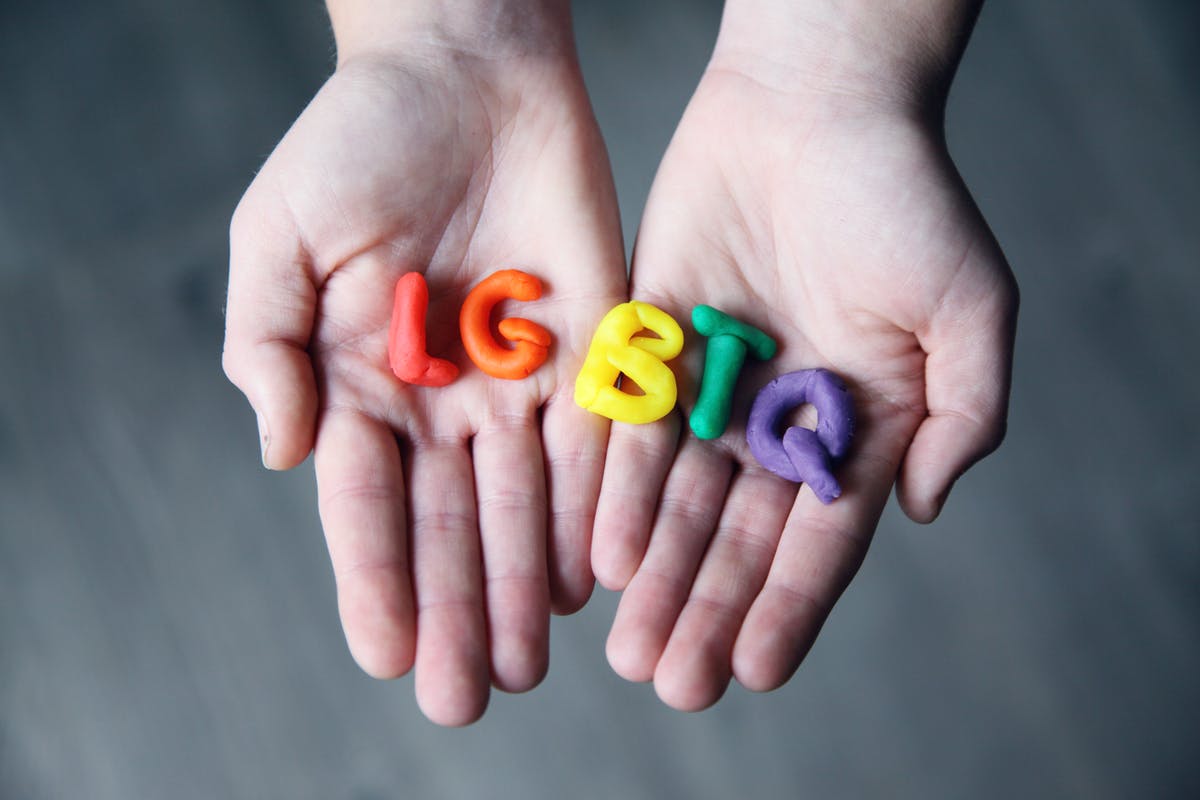 lgbtq image with hands