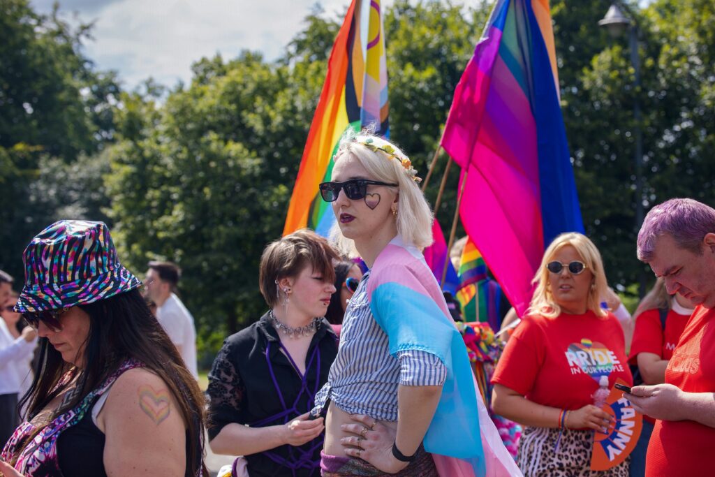 Diverse LGBTQIA+ people supported by queer-led affirming therapy at iAmClinic
